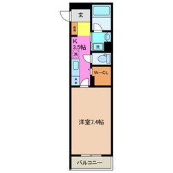 霞ケ浦駅 徒歩9分 1階の物件間取画像